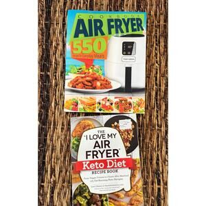 Set of 2 - Air Fryer Cookbooks - Keto friendly